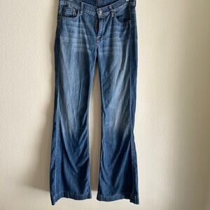 7 Seven For All Mankind Jeans Ginger Flare Leg Women’s Size 30 Denim